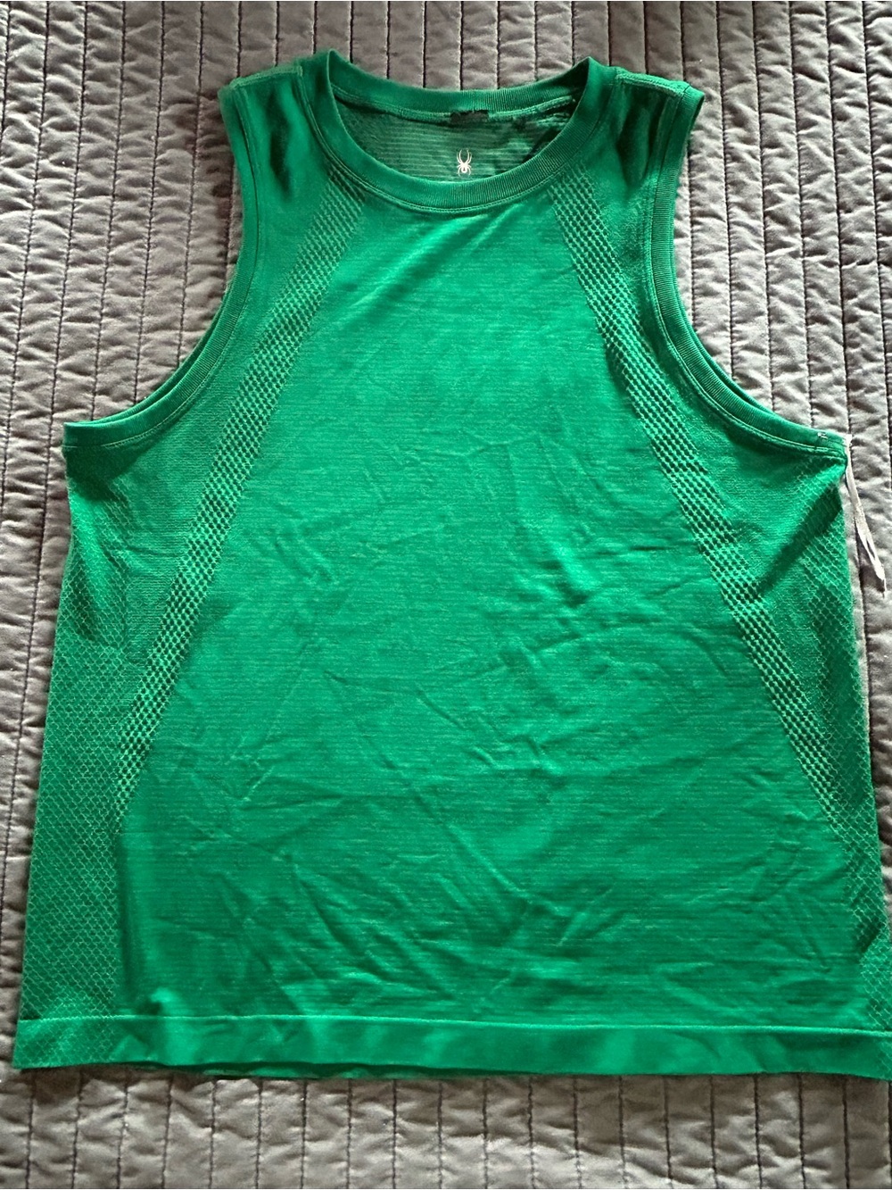 Spyder Womans Bright Green Athletic Tank